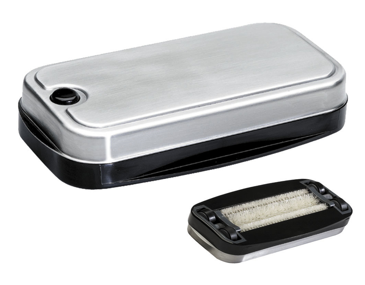 Ramasse miettes 16,5x9,5x4 cm - 3 rouleaux - inox