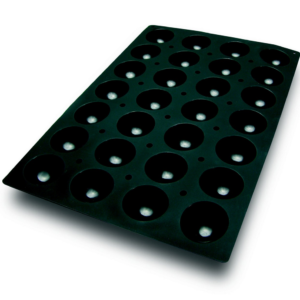 Plaque 600x400 mm - demi-sphère 90 ml - silicone