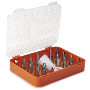 Set de 26 douilles de décoration + adaptateur - inox