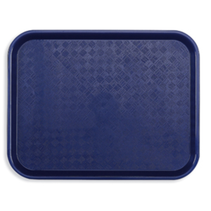 Plateau-polypropylène 46x36cm-bleu marine-fast food