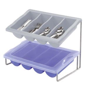 Support fil ø 1cm pour ramasse couverts - inox