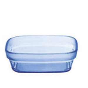 Ravier carré 25 cl - copolyester - bleu