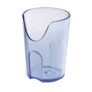 Gobelet 16 cl - découpe nasale - copolyester - bleu