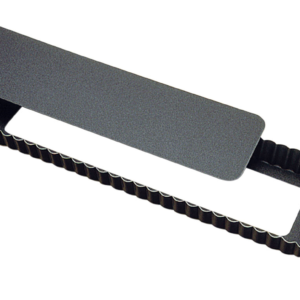 Moule à tarte cannelée - fond mobile - 35x11x2,5 cm