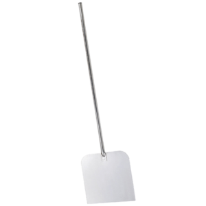 Pelle carrée 31x31 cm - totale 1,28 m - tout inox