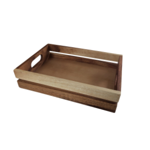 Caisse à burger acacia