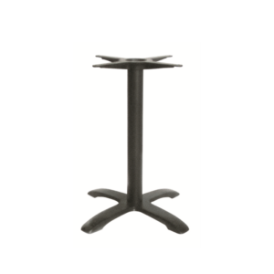 Pied table - époxy noir - athena 4 branches