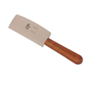 Couteau à raclette TELLIER – Bois verni et acier inox trempé