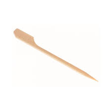 Piques plats en bambou 15 cm