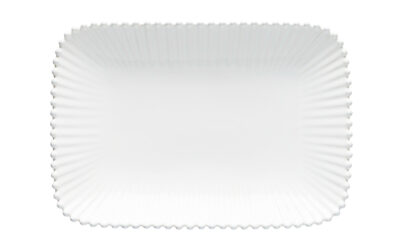 Assiette rectangulaire 30×21 cm – Grès Pearl – COSTA NOVA