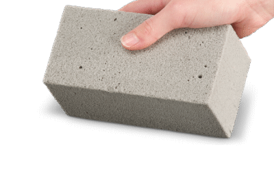 Pierre abrasive crépière