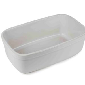 Terrine 2,7 l - céramique 27,7x17,4x9,2 cm - blanc