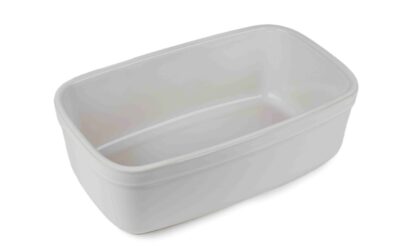 Terrine 2,7 l – céramique 27,7×17,4×9,2 cm – blanc
