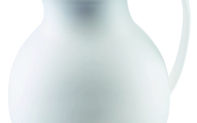 Bouteille isotherme 1 l – blanche ø 16×20 cm