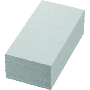 Serviette 40x40 cm - pliage en 8 - blanc