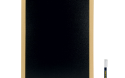 Ardoise murale 40x60cm – bois clair – woody