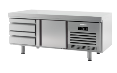 Soubassement -2/+8°c – 4 tiroirs 1600x700x650 mm
