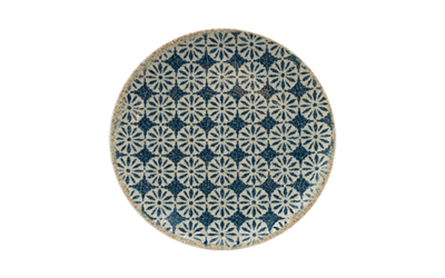 Assiette à dessert 21×2,2 cm – Porcelaine – Lot de 12 – SATURNIA
