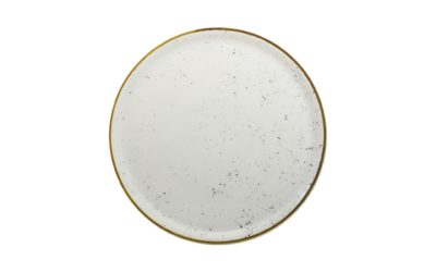 Assiette à dessert ø 21×2,2 cm Stains – Porcelaine élégante – Lot de 12  – SATURNIA