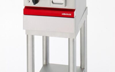 Gril chrome lisse electrique