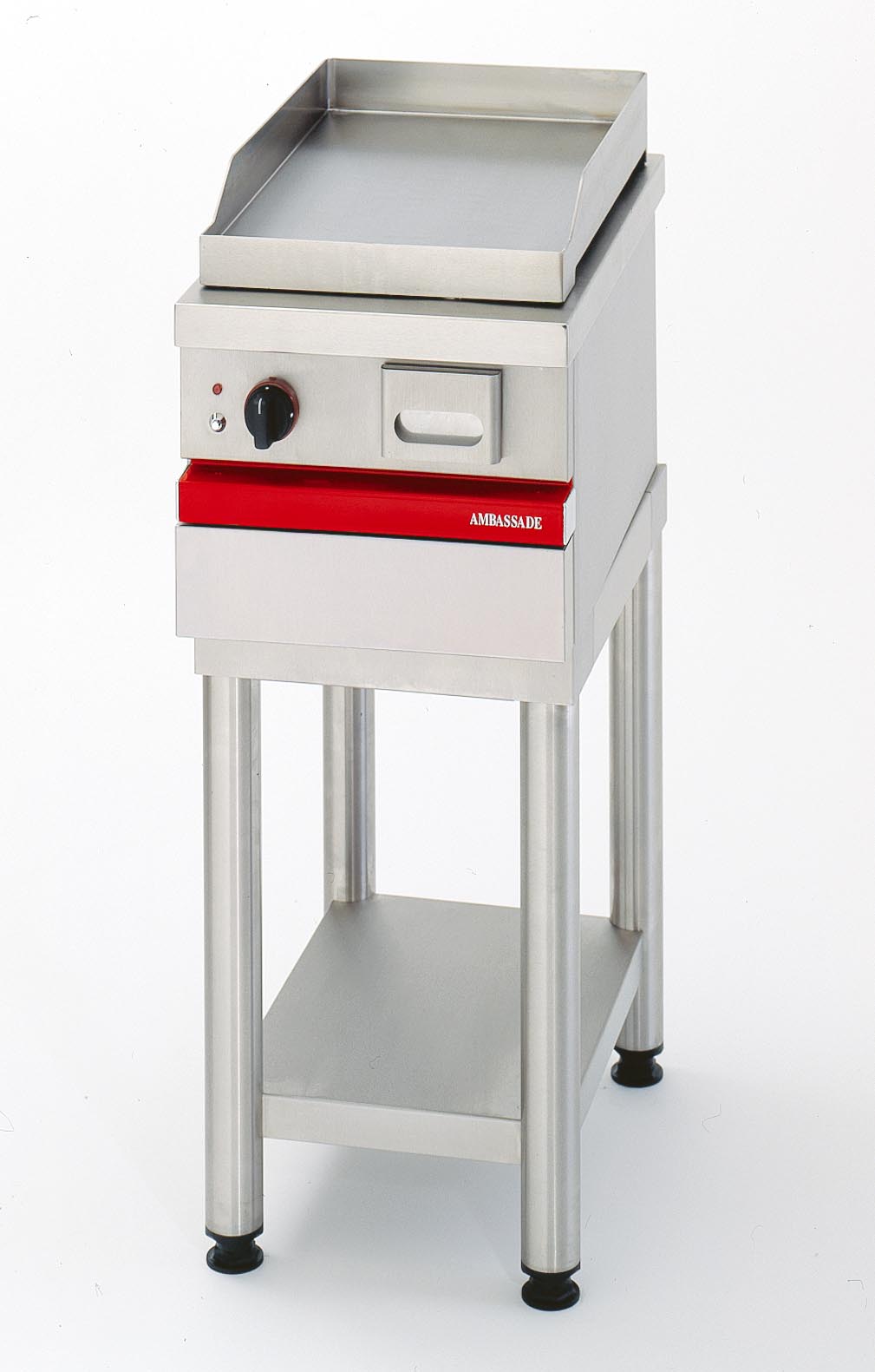 Gril chrome lisse electrique